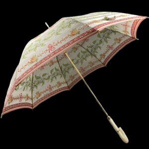 Christian Dior Vintage Floral Parasol Umbrella